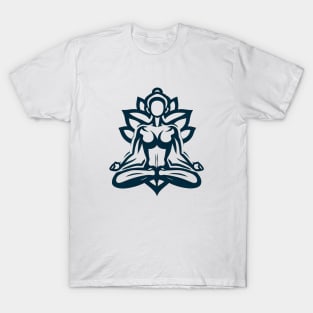 Yoga Lotus Pose | Meditating Yogi T-Shirt